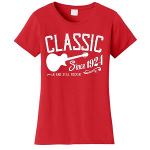 Classic Since 1924 And Still Rockin 100th Birthday Women's T-Shirt