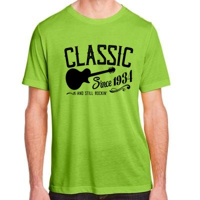 Classic Since 1934 And Still Rockin 90th Birthday Adult ChromaSoft Performance T-Shirt