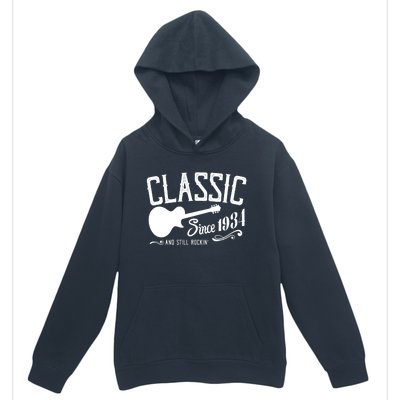 Classic Since 1934 And Still Rockin 90th Birthday Urban Pullover Hoodie