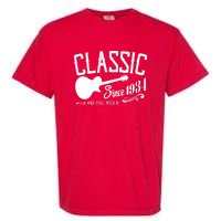 Classic Since 1934 And Still Rockin 90th Birthday Garment-Dyed Heavyweight T-Shirt