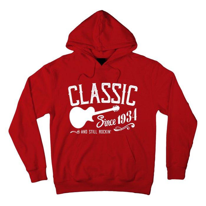 Classic Since 1934 And Still Rockin 90th Birthday Hoodie