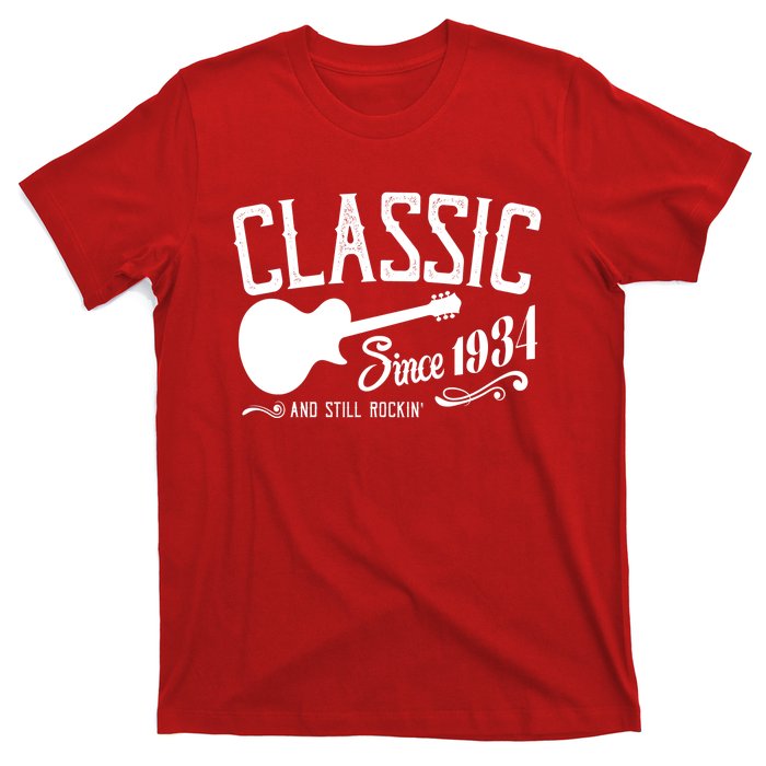 Classic Since 1934 And Still Rockin 90th Birthday T-Shirt