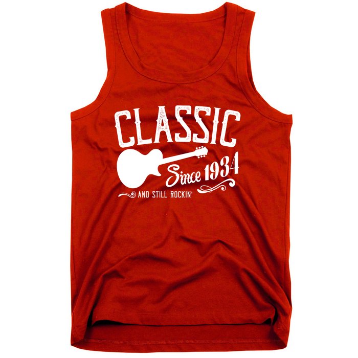 Classic Since 1934 And Still Rockin 90th Birthday Tank Top