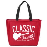 Classic Since 1934 And Still Rockin 90th Birthday Zip Tote Bag