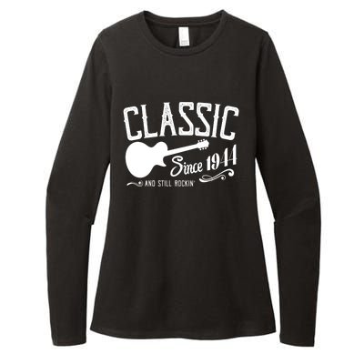 Classic Since 1944 And Still Rockin 80th Birthday Womens CVC Long Sleeve Shirt