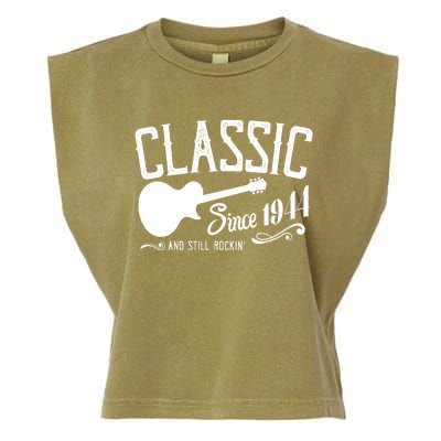 Classic Since 1944 And Still Rockin 80th Birthday Garment-Dyed Women's Muscle Tee