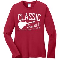 Classic Since 1944 And Still Rockin 80th Birthday Ladies Long Sleeve Shirt