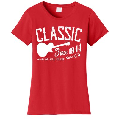 Classic Since 1944 And Still Rockin 80th Birthday Women's T-Shirt