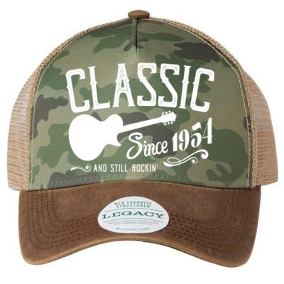 Classic Since 1954 And Still Rockin 70th Birthday Legacy Tie Dye Trucker Hat