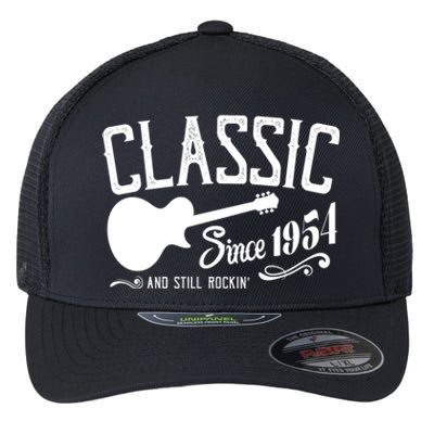 Classic Since 1954 And Still Rockin 70th Birthday Flexfit Unipanel Trucker Cap