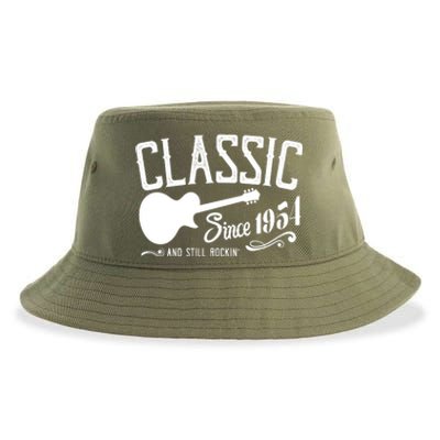 Classic Since 1954 And Still Rockin 70th Birthday Sustainable Bucket Hat