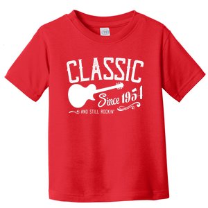 Classic Since 1954 And Still Rockin 70th Birthday Toddler T-Shirt