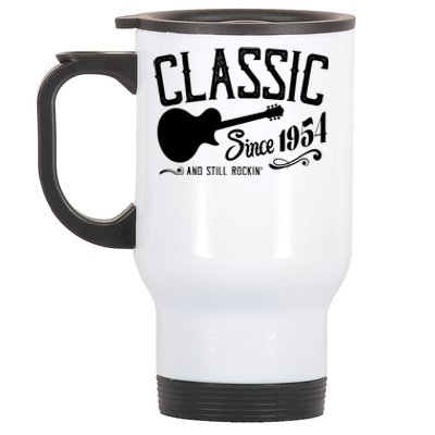 Classic Since 1954 And Still Rockin 70th Birthday Stainless Steel Travel Mug