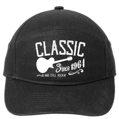 Classic Since 1964 And Still Rockin 60th Birthday 7-Panel Snapback Hat