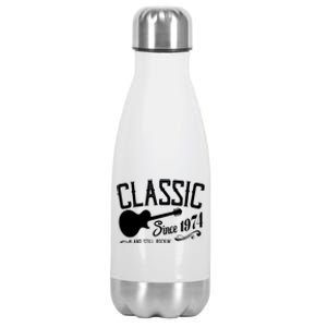 Classic Since 1974 And Still Rockin 50th Birthday Stainless Steel Insulated Water Bottle