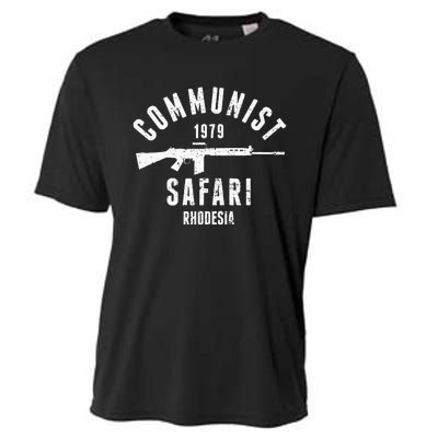 Communist Safari 1979 Rhodesia Light Infantry Cooling Performance Crew T-Shirt