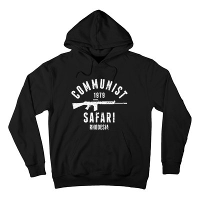 Communist Safari 1979 Rhodesia Light Infantry Hoodie