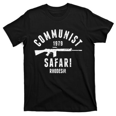 Communist Safari 1979 Rhodesia Light Infantry T-Shirt