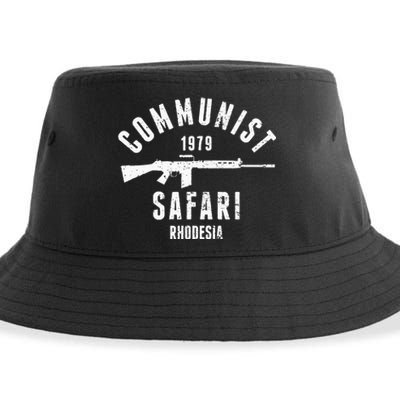 Communist Safari 1979 Rhodesia Light Infantry Sustainable Bucket Hat