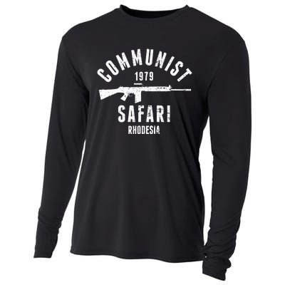 Communist Safari 1979 Rhodesia Light Infantry Cooling Performance Long Sleeve Crew