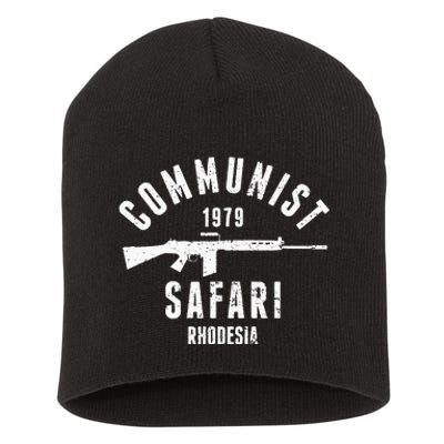 Communist Safari 1979 Rhodesia Light Infantry Short Acrylic Beanie