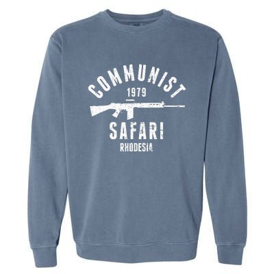 Communist Safari 1979 Rhodesia Light Infantry Garment-Dyed Sweatshirt