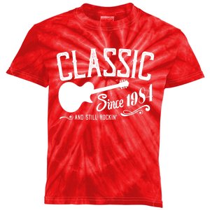 Classic Since 1984 And Still Rockin 40th Birthday Kids Tie-Dye T-Shirt