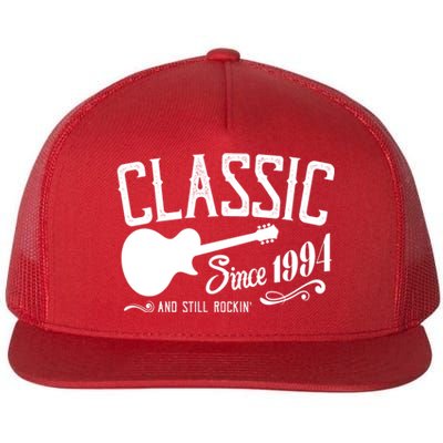 Classic Since 1984 And Still Rockin 40th Birthday Flat Bill Trucker Hat