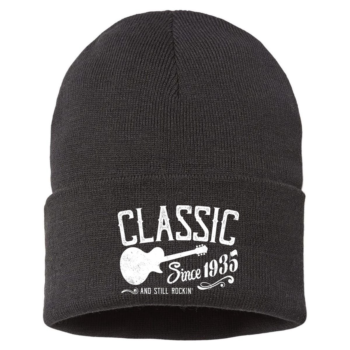 Classic Since 1935 And Still Rockin 90th Birthday Sustainable Knit Beanie