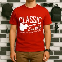 Classic Since 1935 And Still Rockin 90th Birthday T-Shirt