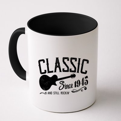 Classic Since 1945 And Still Rockin 80th Birthday Mug