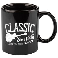 Classic Since 1945 And Still Rockin 80th Birthday 11oz C Handle Ceramic Mug