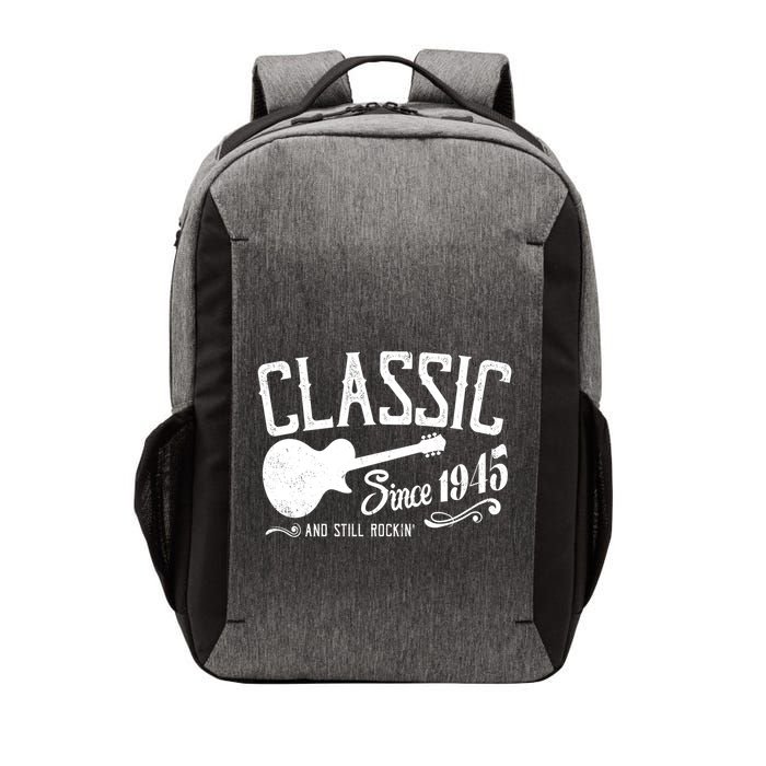 Classic Since 1945 And Still Rockin 80th Birthday Vector Backpack