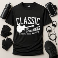 Classic Since 1955 And Still Rockin 70th Birthday Cooling Performance Crew T-Shirt