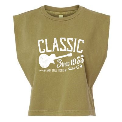 Classic Since 1955 And Still Rockin 70th Birthday Garment-Dyed Women's Muscle Tee