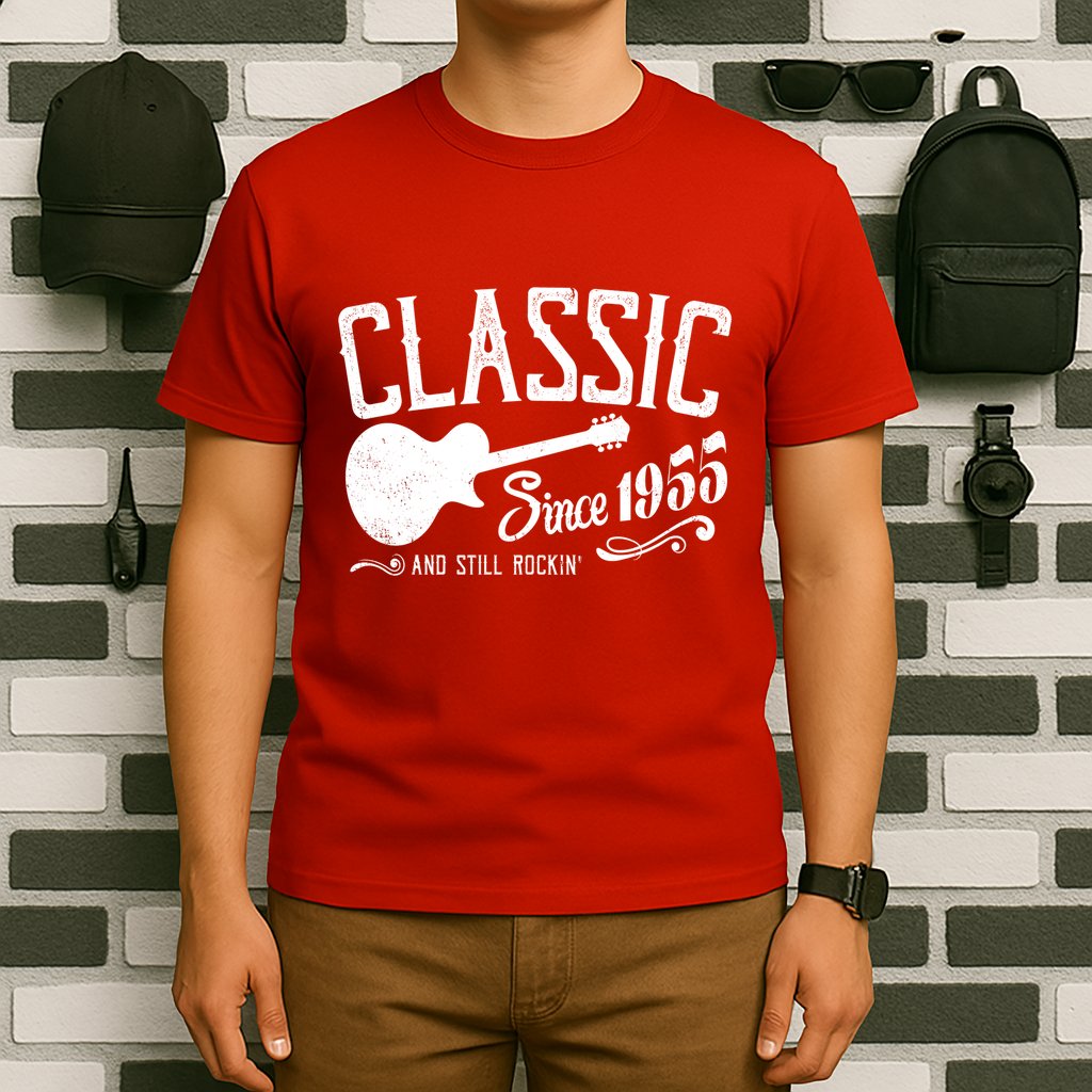 Classic Since 1955 And Still Rockin 70th Birthday T-Shirt