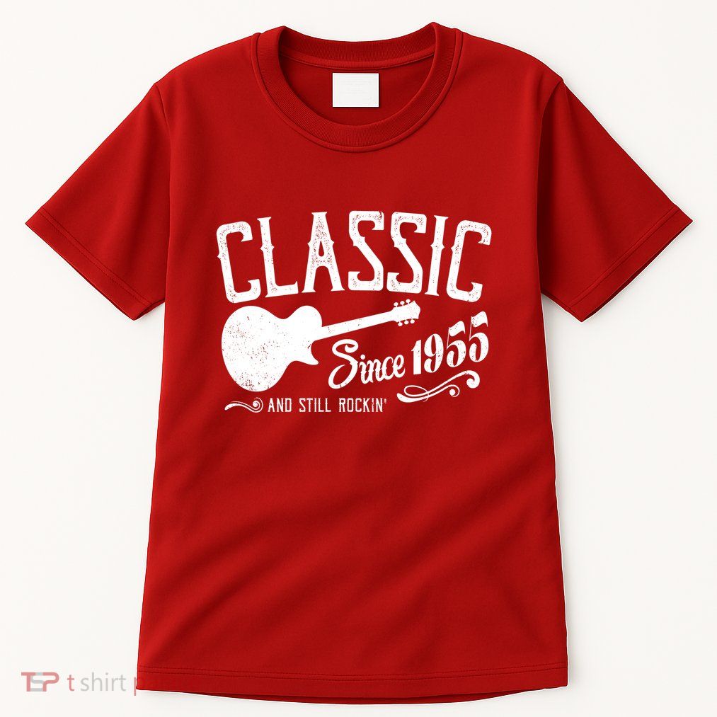 Classic Since 1955 And Still Rockin 70th Birthday Tall T-Shirt