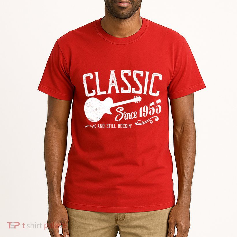 Classic Since 1955 And Still Rockin 70th Birthday Tall T-Shirt