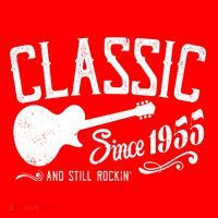 Classic Since 1955 And Still Rockin 70th Birthday Tall T-Shirt