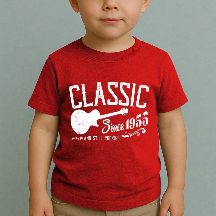Classic Since 1955 And Still Rockin 70th Birthday Toddler T-Shirt