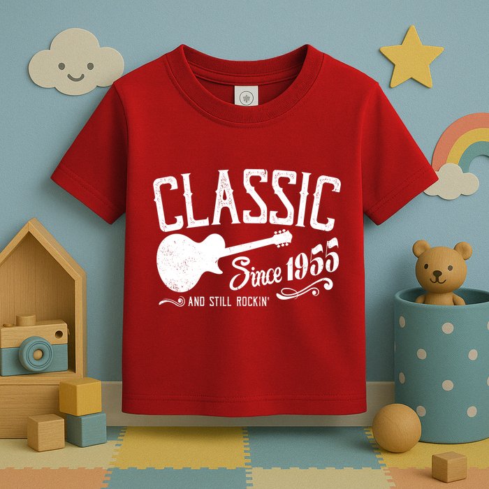 Classic Since 1955 And Still Rockin 70th Birthday Toddler T-Shirt