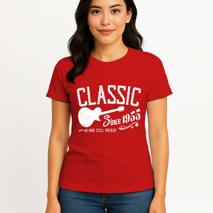 Classic Since 1955 And Still Rockin 70th Birthday Womens T-Shirt