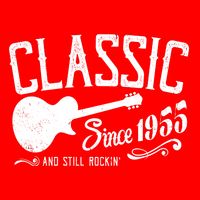 Classic Since 1955 And Still Rockin 70th Birthday Womens T-Shirt