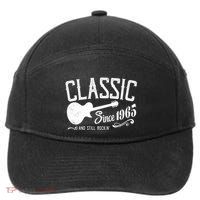 Classic Since 1965 And Still Rockin 60th Birthday 7-Panel Snapback Hat