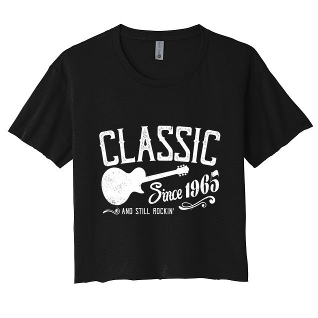 Classic Since 1965 And Still Rockin 60th Birthday Crop Top
