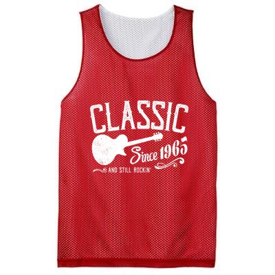 Classic Since 1965 And Still Rockin 60th Birthday Mesh Reversible Basketball Jersey Tank