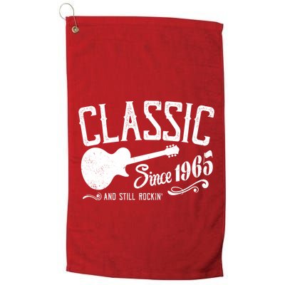 Classic Since 1965 And Still Rockin 60th Birthday Golf Towel