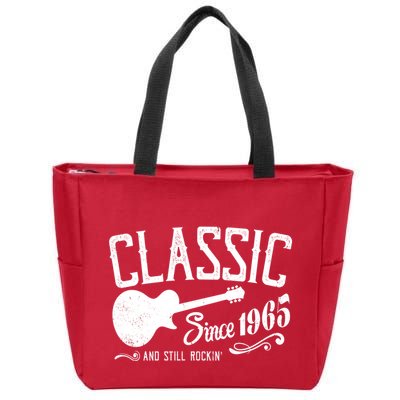 Classic Since 1965 And Still Rockin 60th Birthday Zip Tote Bag