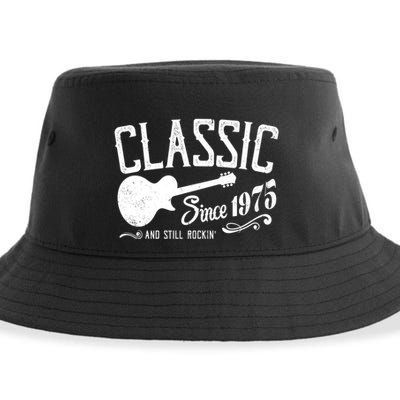 Classic Since 1975 And Still Rockin 50th Birthday Sustainable Bucket Hat