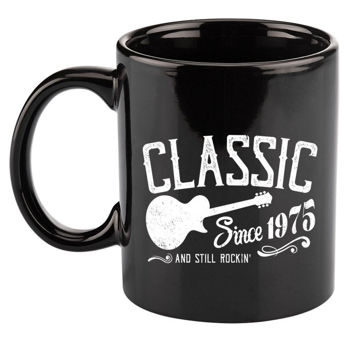 Classic Since 1975 And Still Rockin 50th Birthday 11oz C Handle Ceramic Mug